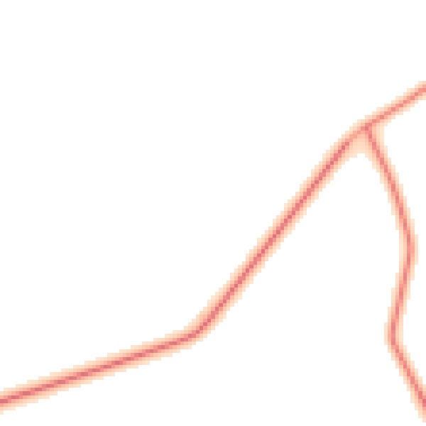 Daytime road noise heatmap for DE15 9US