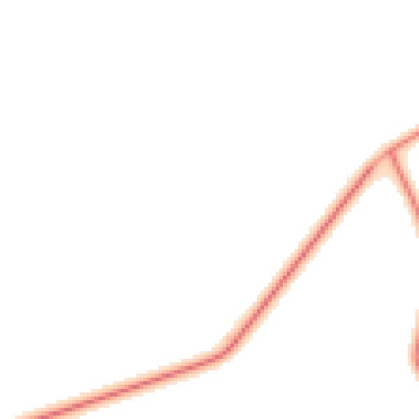 Daytime road noise heatmap for DE15 9UY