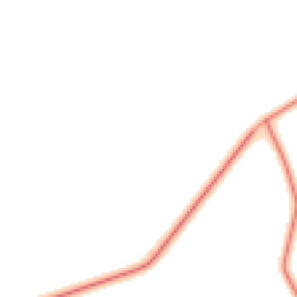 Daytime road noise heatmap for DE15 9WA