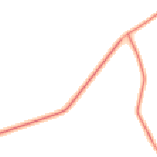 Daytime road noise heatmap for DE15 9WF
