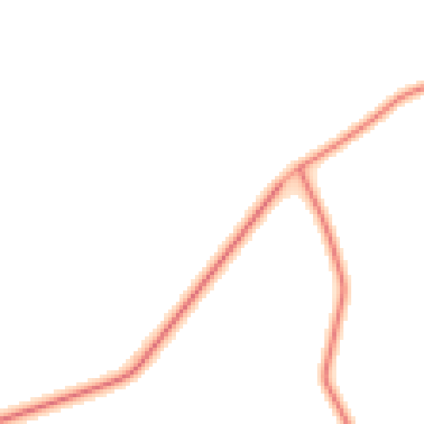 Daytime road noise heatmap for DE15 9WN