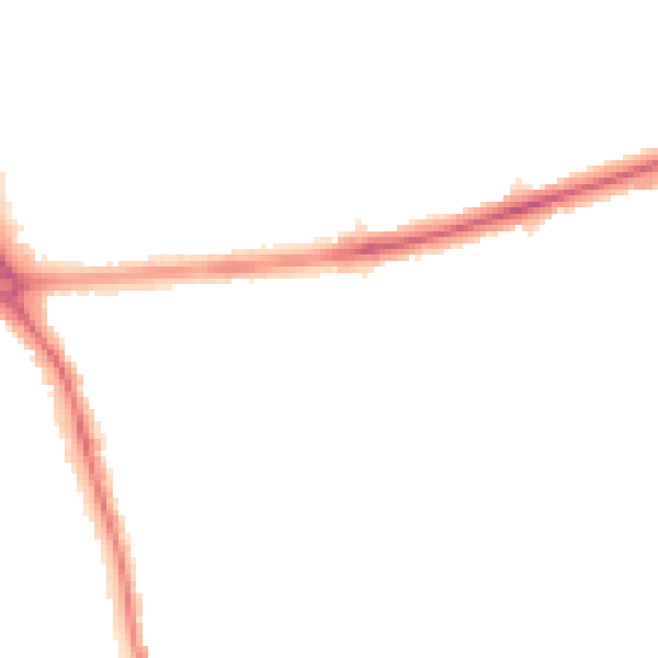 Night-time road noise heatmap for DE24 0AD
