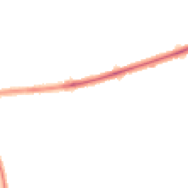 Night-time road noise heatmap for DE24 0AG