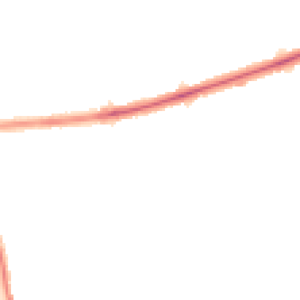 Night-time road noise heatmap for DE24 0AJ