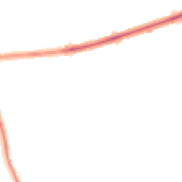 Night-time road noise heatmap for DE24 0AN
