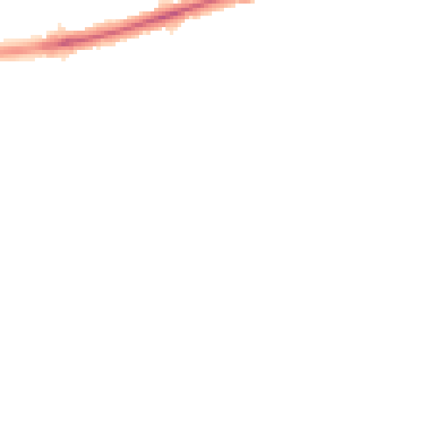 Night-time road noise heatmap for DE24 0BA