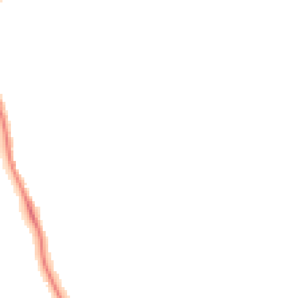 Night-time road noise heatmap for DE24 0BG