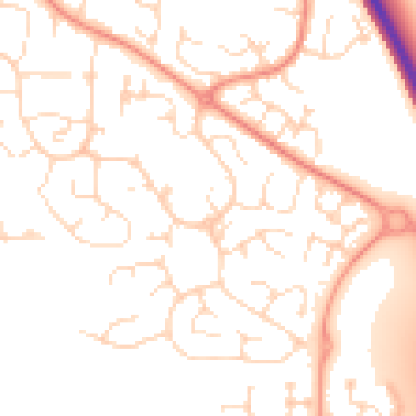 Daytime road noise heatmap for DE24 0UB