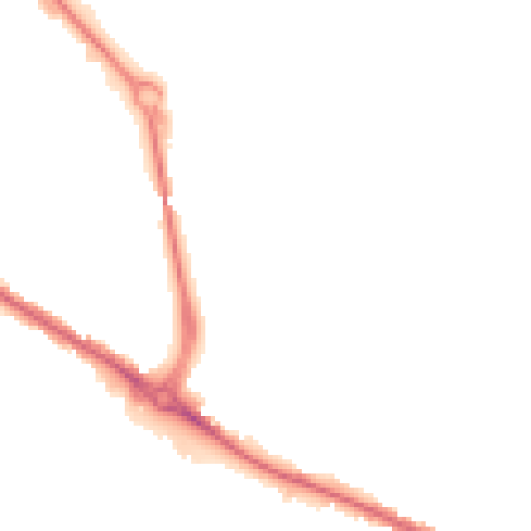 Night-time road noise heatmap for DE24 1AH