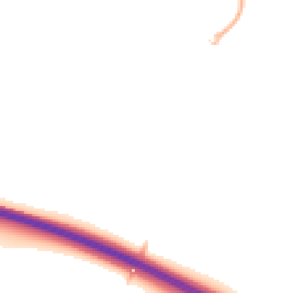 Night-time road noise heatmap for DE24 3AP