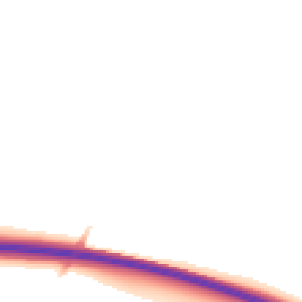 Night-time road noise heatmap for DE24 3AT