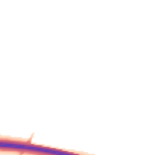 Night-time road noise heatmap for DE24 3AX