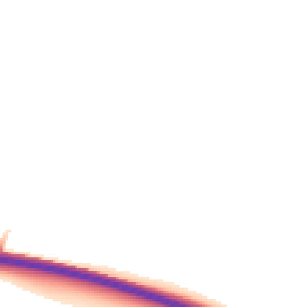Night-time road noise heatmap for DE24 3BP