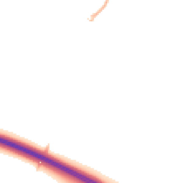 Night-time road noise heatmap for DE24 3DP