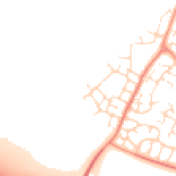 Daytime road noise heatmap for DE24 3FT