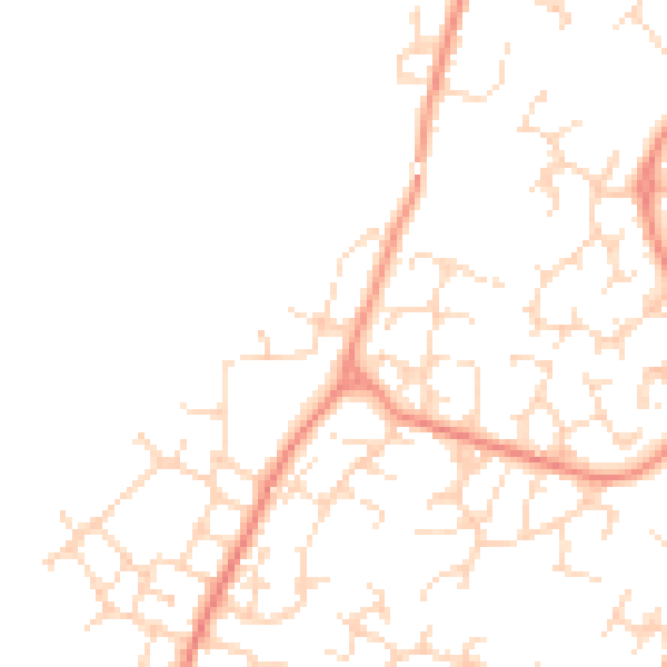 Daytime road noise heatmap for DE24 3GE