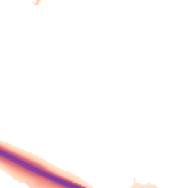 Night-time road noise heatmap for DE24 3GJ