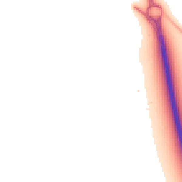 Night-time road noise heatmap for DE24 5DA