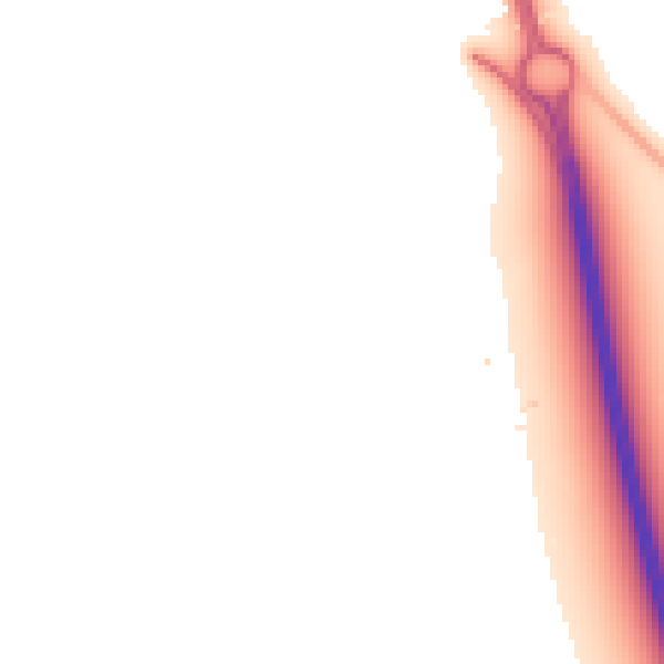 Night-time road noise heatmap for DE24 5DD