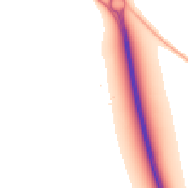 Night-time road noise heatmap for DE24 5DE