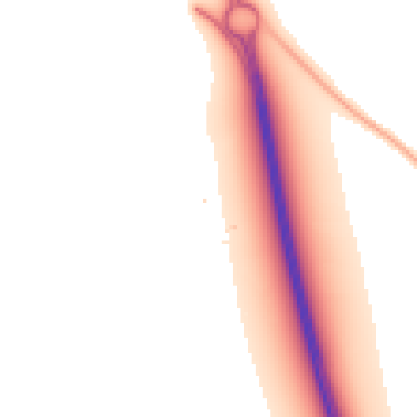 Night-time road noise heatmap for DE24 5DH