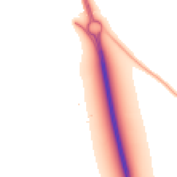 Night-time road noise heatmap for DE24 5DX