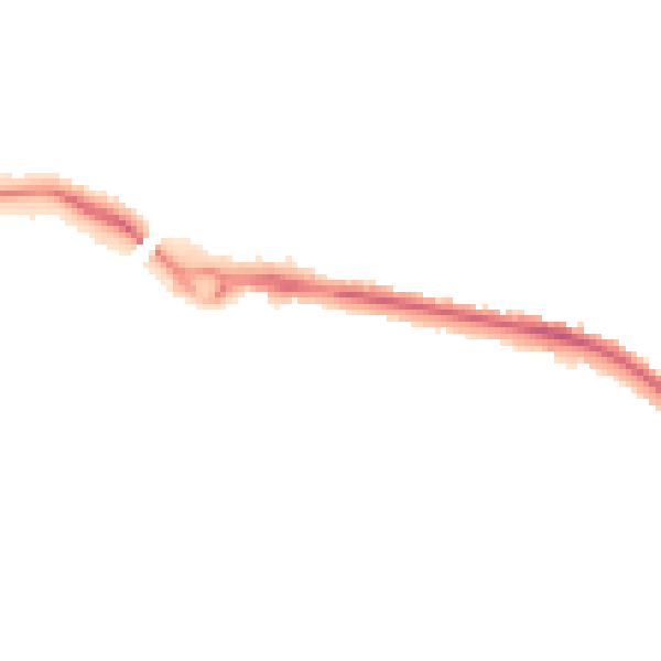 Night-time road noise heatmap for DE24 8ET