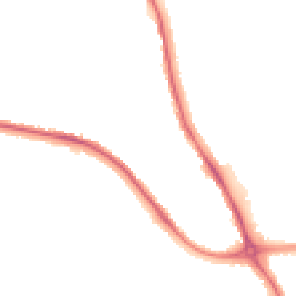 Night-time road noise heatmap for DE24 8FS
