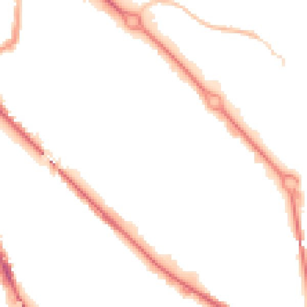 Night-time road noise heatmap for DE24 8HR