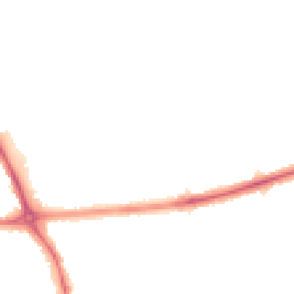 Night-time road noise heatmap for DE24 8LR