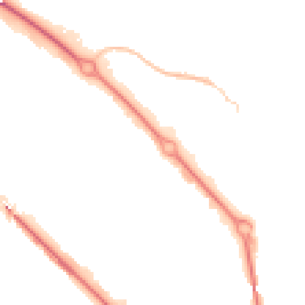 Night-time road noise heatmap for DE24 8QR