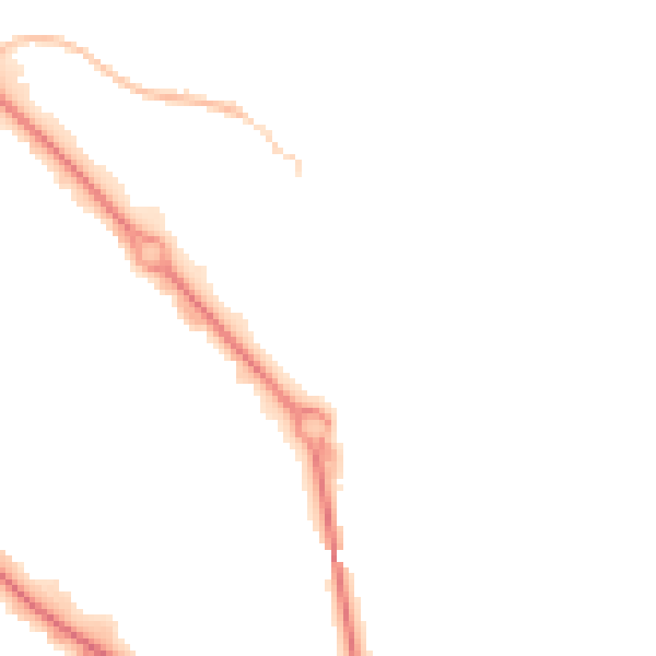 Night-time road noise heatmap for DE24 8ZY
