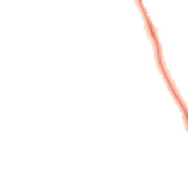 Night-time road noise heatmap for DE24 9DT