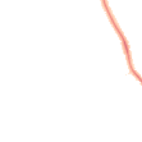 Night-time road noise heatmap for DE24 9ET