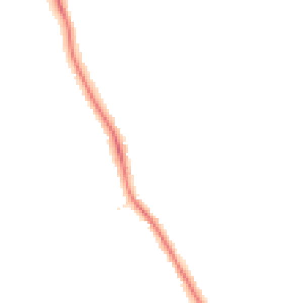 Night-time road noise heatmap for DE24 9GD