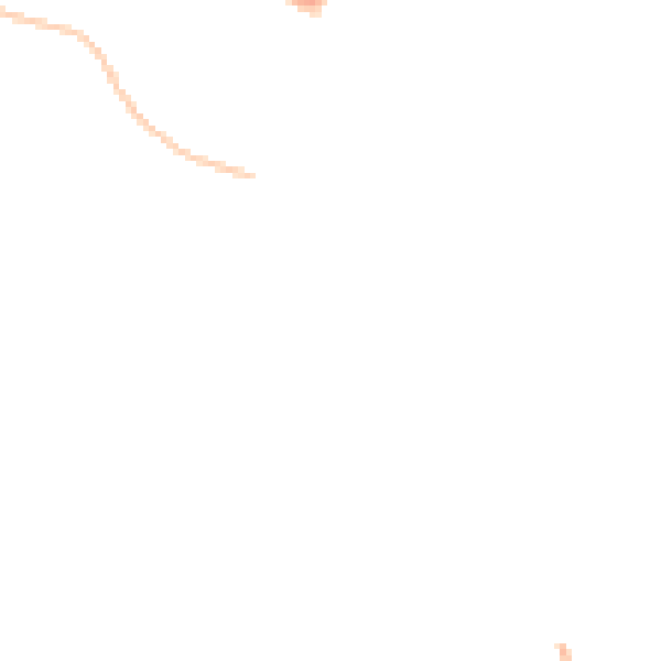 Night-time road noise heatmap for DE24 9NA