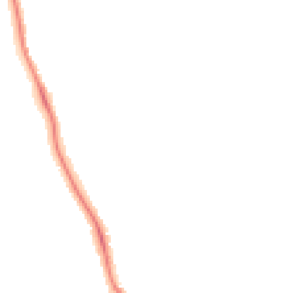 Night-time road noise heatmap for DE24 9SL