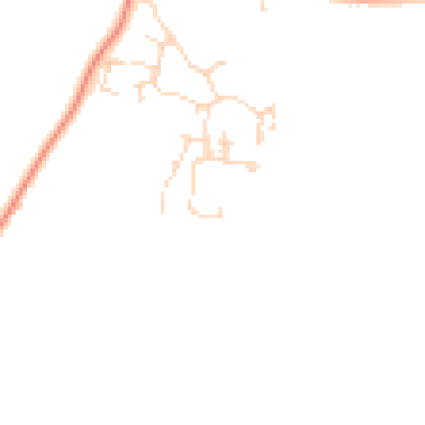 Daytime road noise heatmap for DE72 2ED