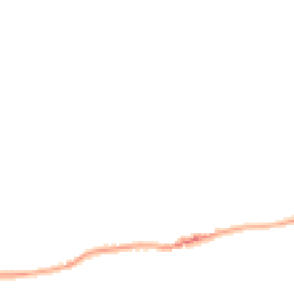 Night-time road noise heatmap for DE72 3BX