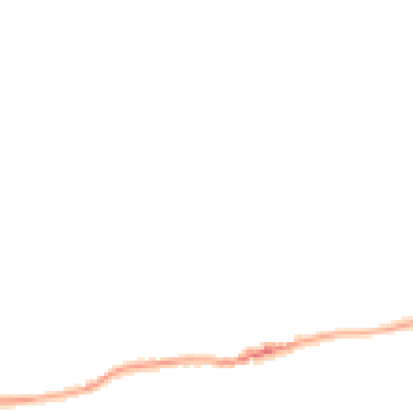 Night-time road noise heatmap for DE72 3BY