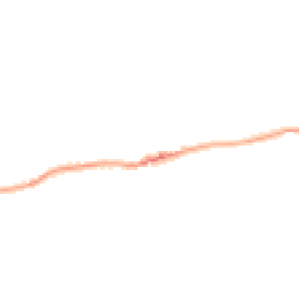 Night-time road noise heatmap for DE72 3DU