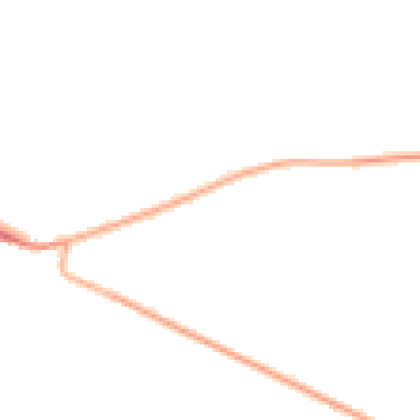 Night-time road noise heatmap for DE72 3FS
