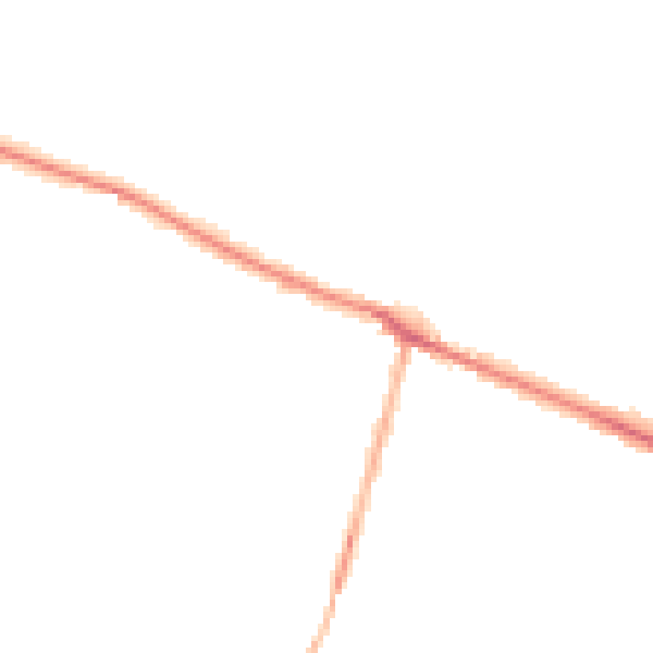 Night-time road noise heatmap for DE72 3LS