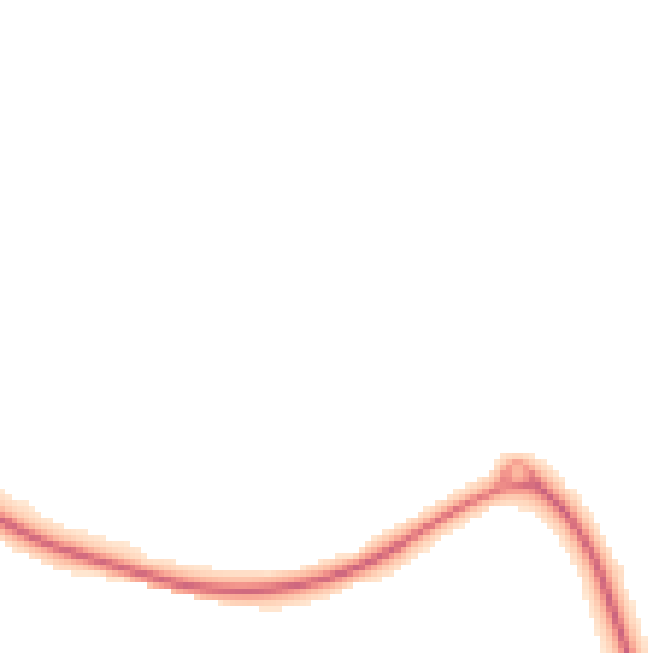 Night-time road noise heatmap for DE74 2EB