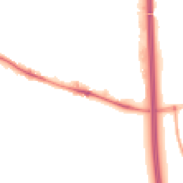 Night-time road noise heatmap for DH1 2DX