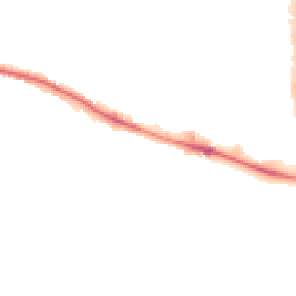 Night-time road noise heatmap for DH1 2EN
