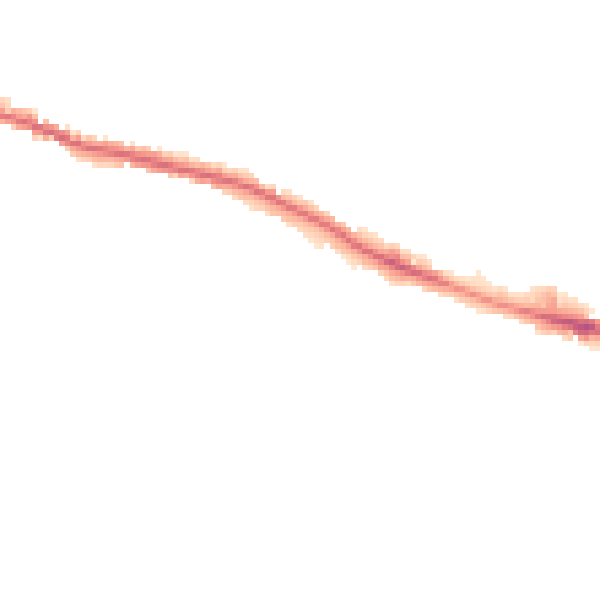 Night-time road noise heatmap for DH1 2HA