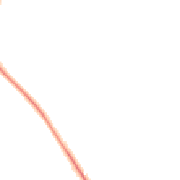 Night-time road noise heatmap for DH1 2TZ