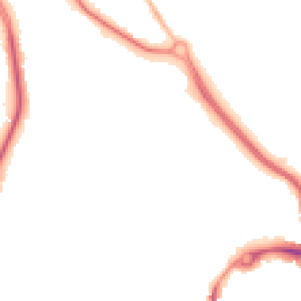 Night-time road noise heatmap for DH1 4RQ