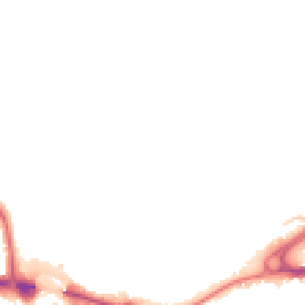 Night-time road noise heatmap for DH1 5TE